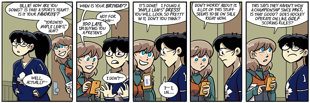 while writing this back in january i was all 'oh geez i hope they don't win this year and invalidate my strip' and everyone else i voiced my concerns to was all 'ha ha ha ha ha ha ha ha no'