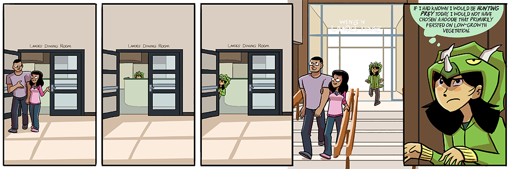 shoulda worn the raptor suit