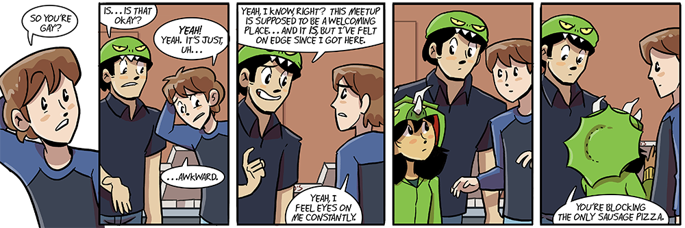 sometimes the title of a strip lets you know if i wrote the last panel first