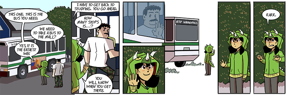 becky's dad got put on a bus