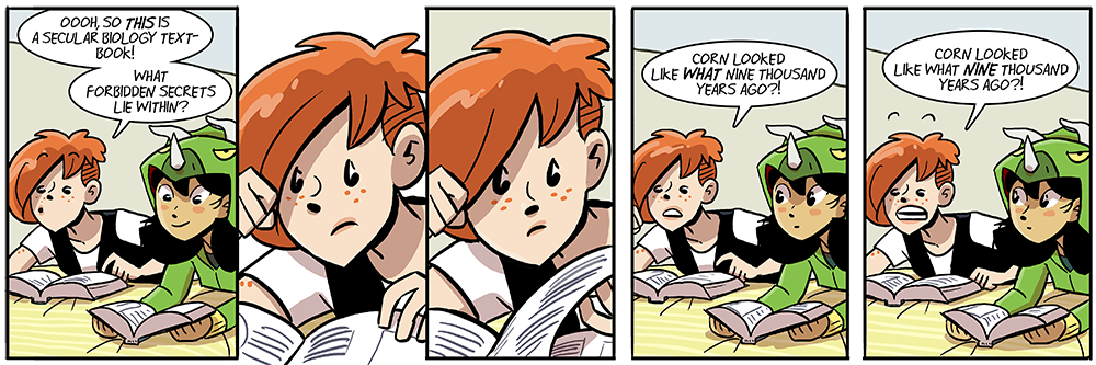 that was like three thousand years before corn even existed