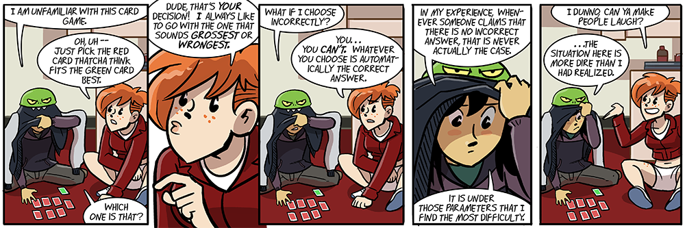 the tragedy is that despite dina's assumptions, she is actually hilarious