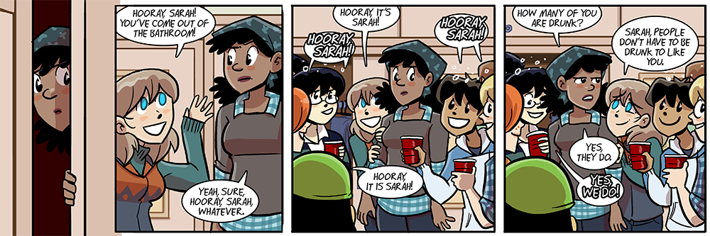 sarah, like beer, is an acquired taste