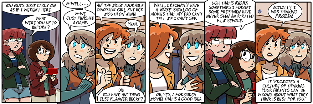 there's gonna be sixteen of those films before this strip even publishes