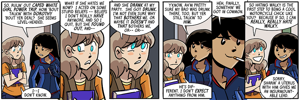 'there were those little bubbles over his head an' everthin''