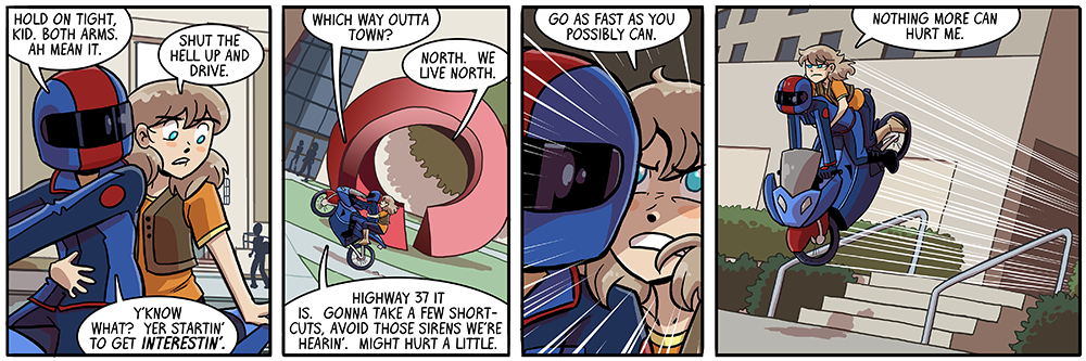 sure let's do a sequence full of motorcycles and automobiles and background shots, said me