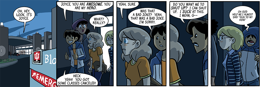 shot in the dark i'd say OH JEEZ