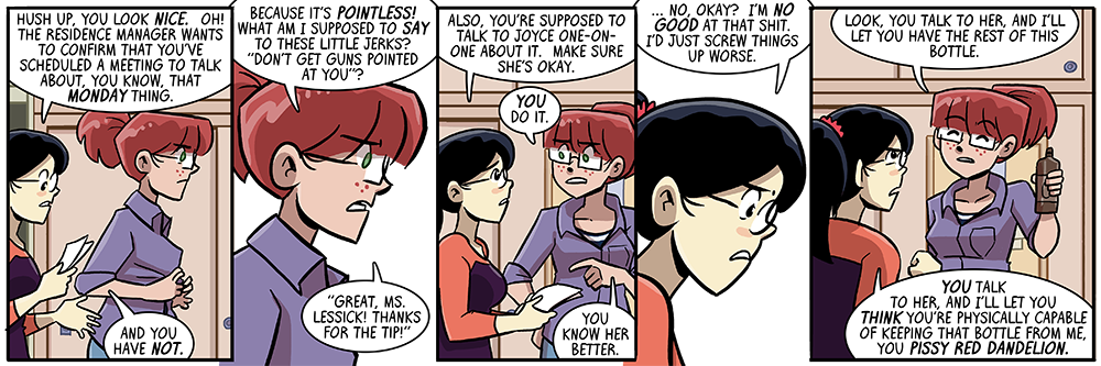 'don't get guns pointed at you' will not be the title of book 6