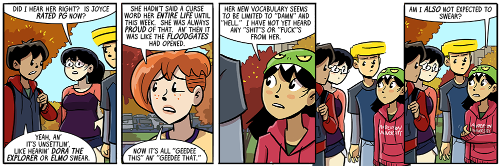 fuh-fuh-fuh-fuck, fuh-fuh-fuh-fuck, elmo's world!