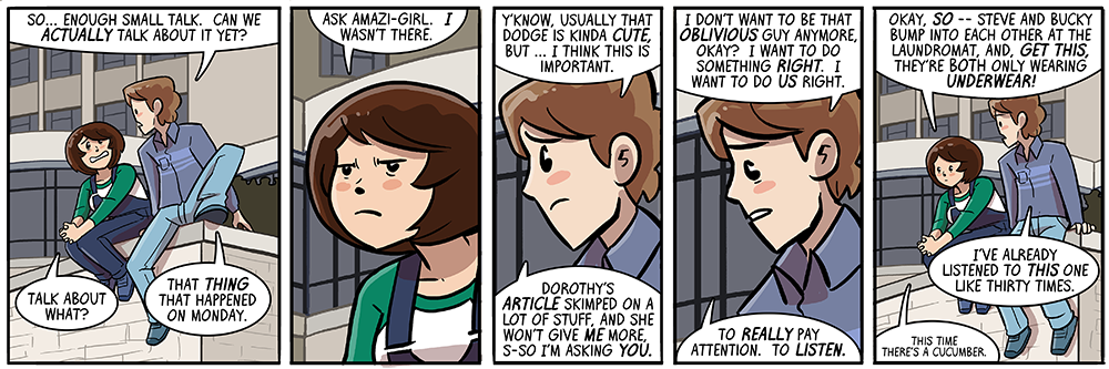 fun comments section activity: finish the sentence 'but this time there's a ____________'