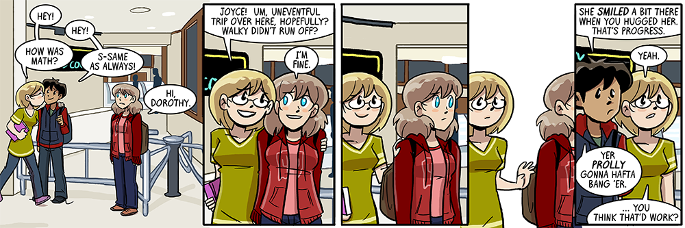 i'm uploading these comics in september, thinking, hrm, i wonder if my kids will be born by the time this runs, the due date's not far from here