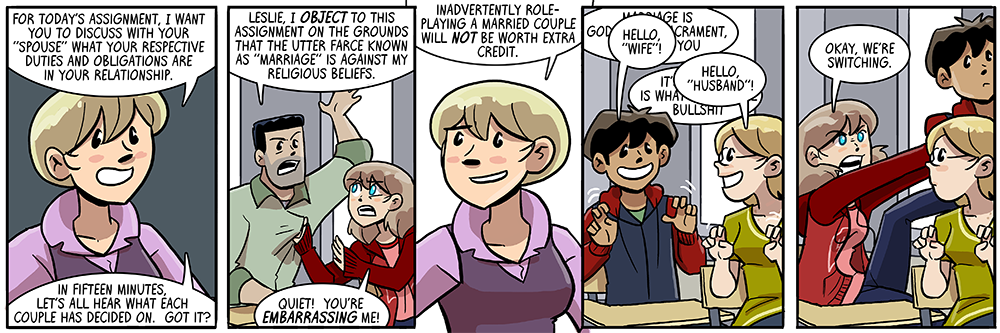 last panel is how everyone's slashfic starts