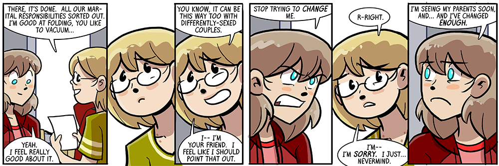 mommy and mommy are fighting