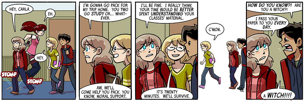 i hear she can turn bread into toast, that evil sorceress