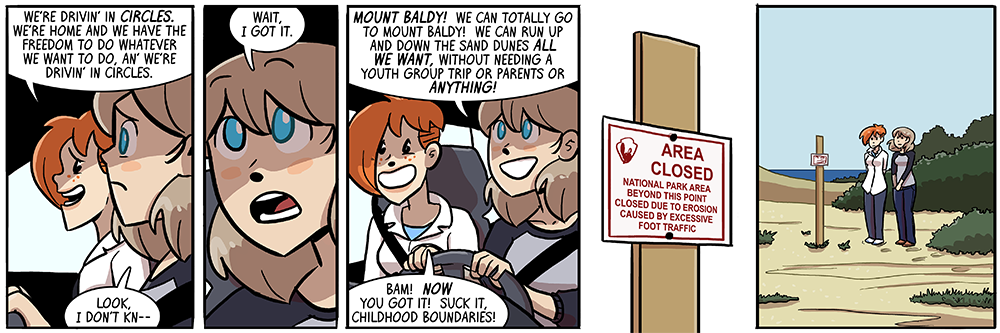 honestly at this point, mount baldy would've been closed most of joyce's life but let's pretend it was recent