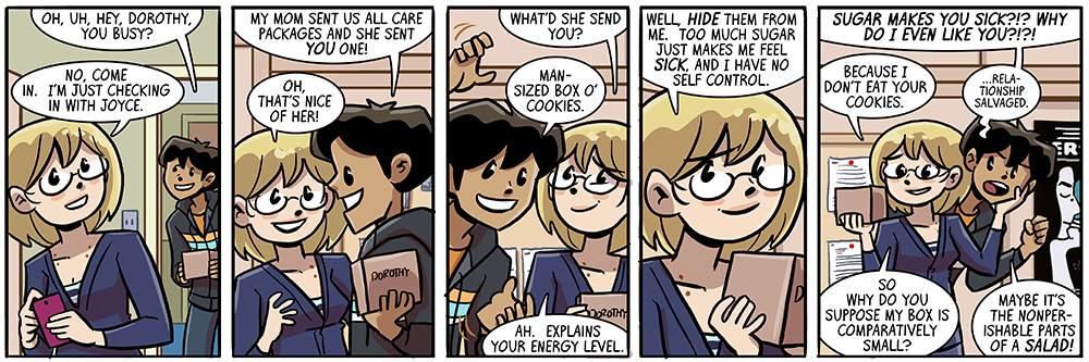 it's just a ziploc baggy full of croutons