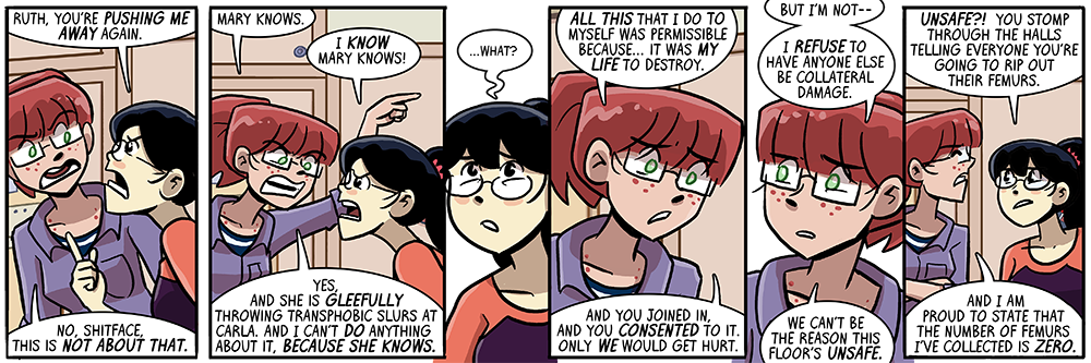 ruth's bark is worse than her bite, but billie enjoys both immensely