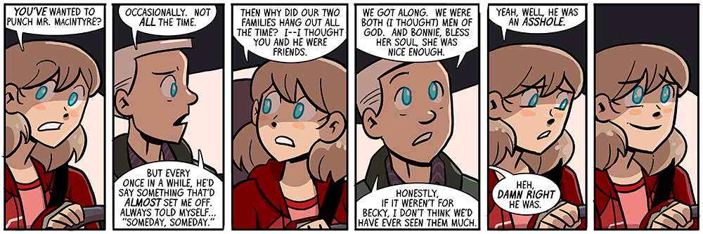 catching up on 18 years of never drawing joyce driving a car