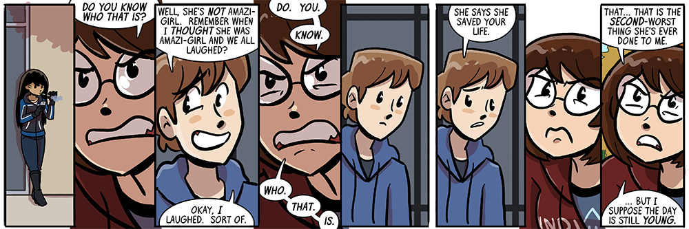 meanwhile sal's playing 'words with dispassionate associates'