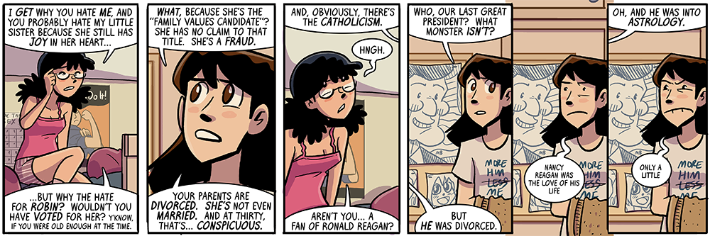 folks ask me 'when are we gonna see ronnie in dumbing of age' and i'm like um he's a real person and he died in 2004