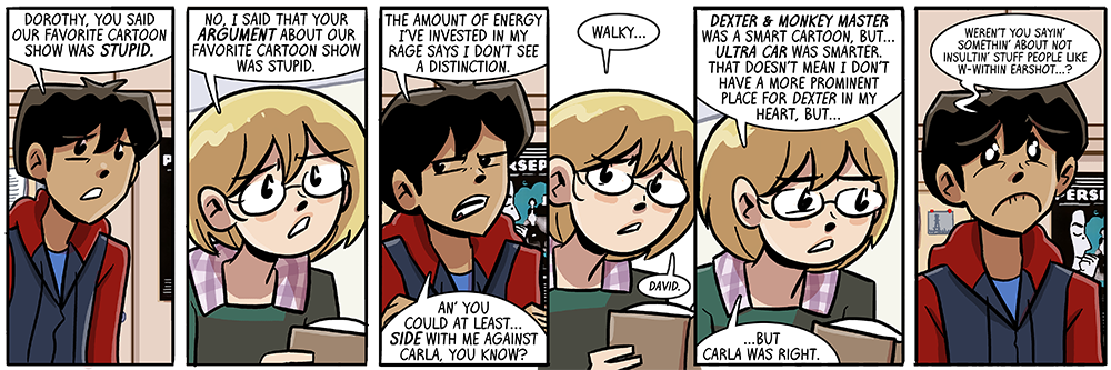 when dorothy does it, it tends to be on purpose, though