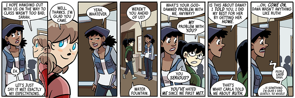 sarah's getting better at that