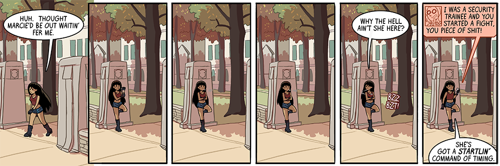 marcie knows sal's rhythms well -- and i guess when her math class lets out