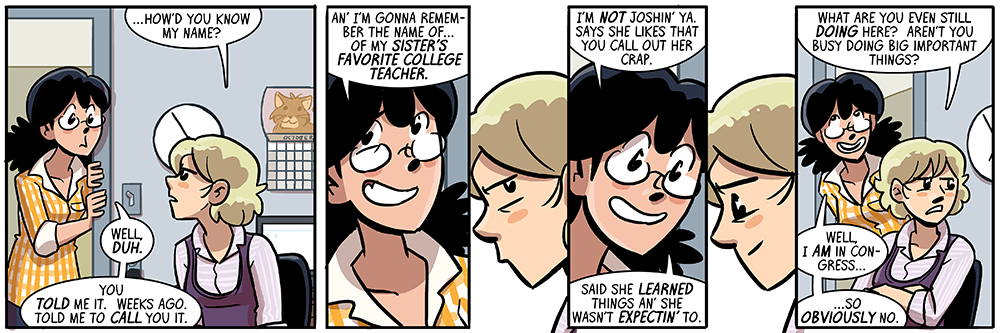 it's true, she did, you can go look it up in the archives