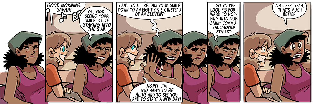 hey, now, it's the sun, and it makes me smile, all around, all around