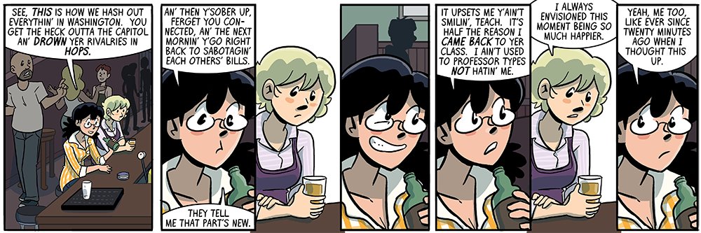 and not a moment before