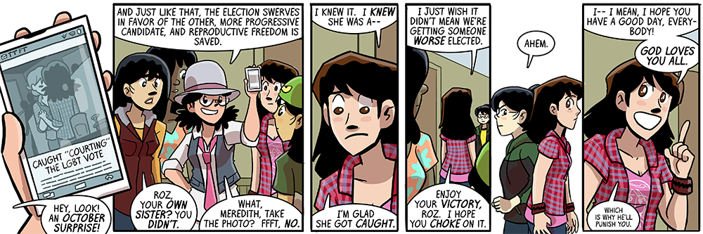 she's lived here the whole time, just like other rachel and carla