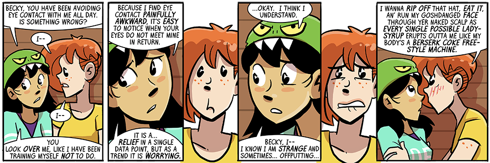 becky wants to party like it's dumbing of age strip 1999