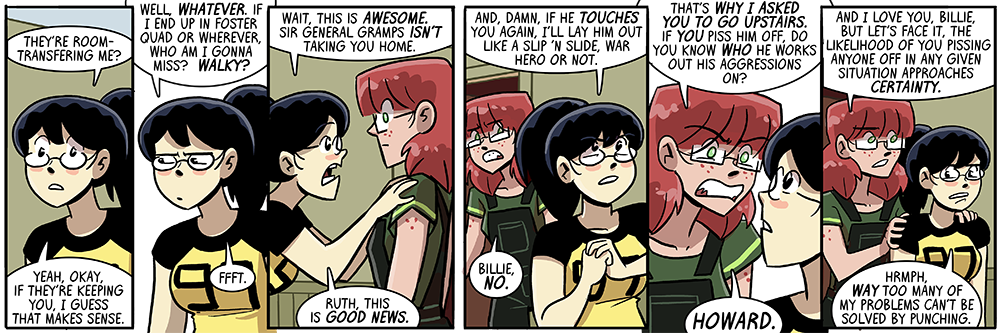 dumbing of age: not everything can be solved by punching, but enough can to be interesting