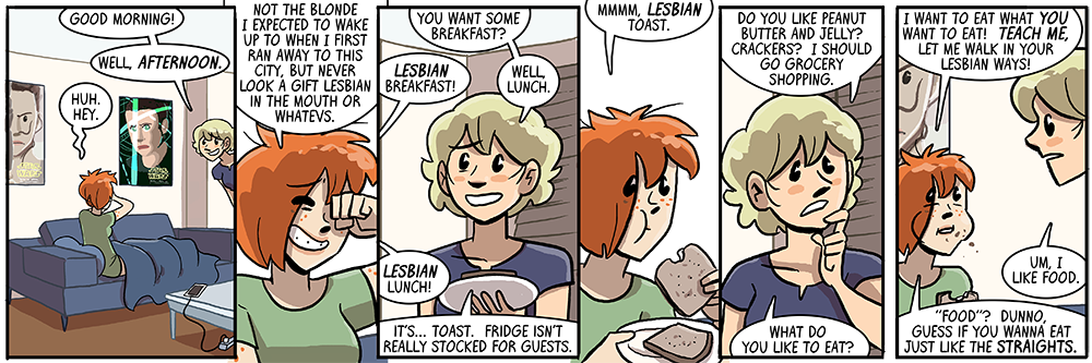 make sure to buy some steve's frosted br'O's cereal