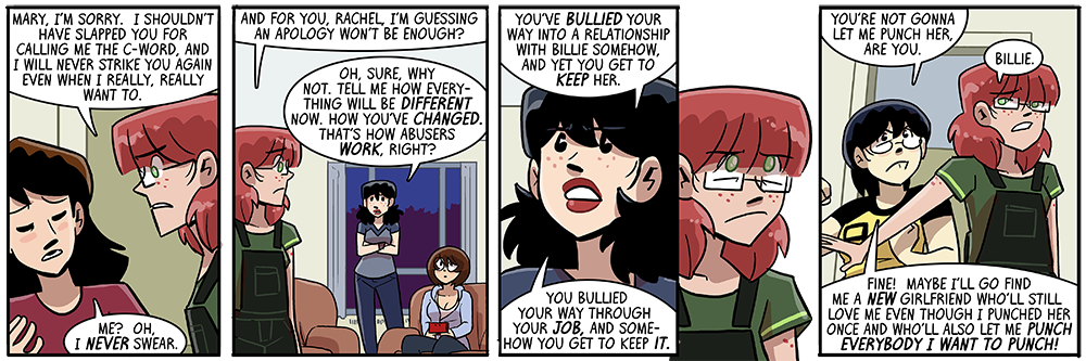 will this storyline not have any punching?????