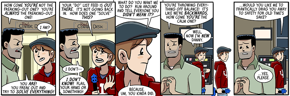 'but our 20-year established character dynamic!!!!!!!!!!'