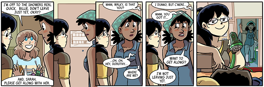 'where's the garden hose from' yeah like as if billie doesn't know where ruthless stashes a garden hose