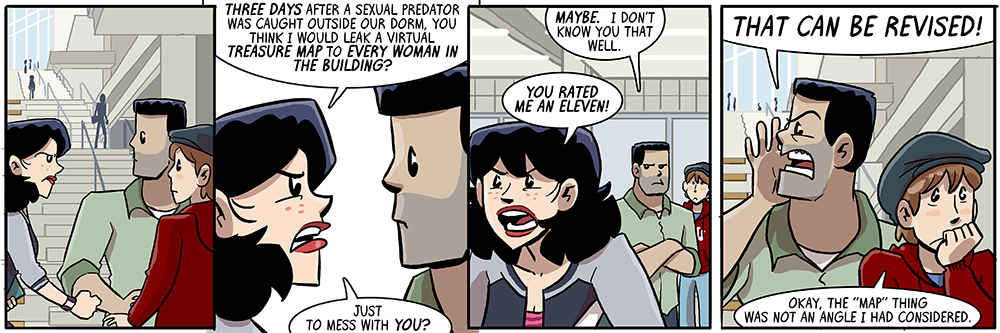 'note: revised to a 9, threatened to castrate me, but not in a fun way'