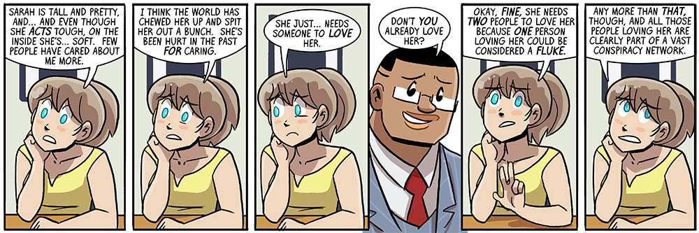 never ascribe to love what you could ascribe to conspiracy