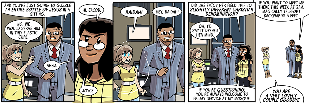 if you want to convert, freak out and run away