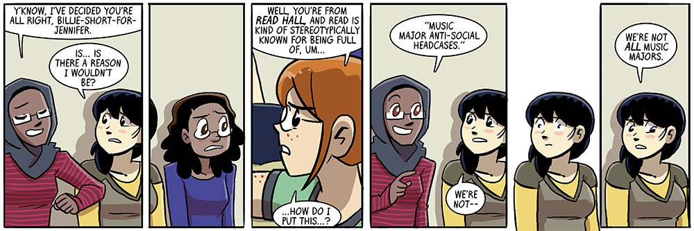 this is a true real-life stereotype believed about read hall