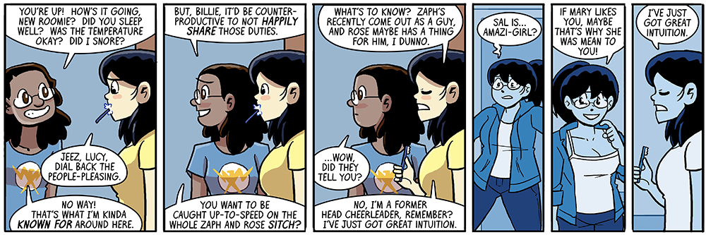 in retrospect maybe the forest quad halls shouldn't have been Flashback Blue