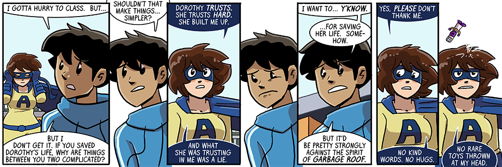 christmas strip features toy delivery