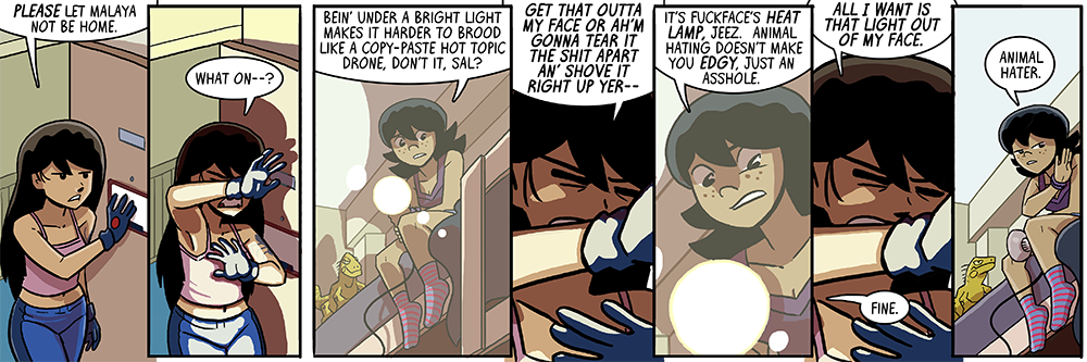 it'll take 900 strips in a row, but we'll get fuckface more appearances than joyce