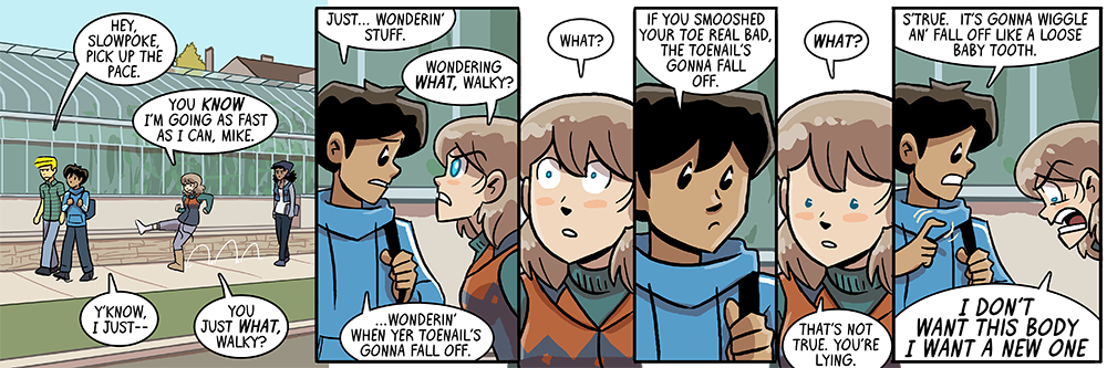 oh i'm sure a brain transplant or cyborg tech will definitely preclude any manner of body horror