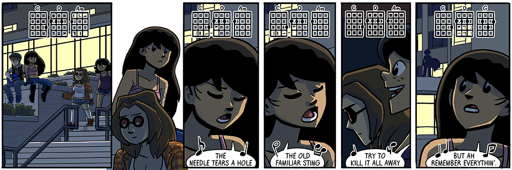 why couldn't danny's favorite sitting spot be an empty white room instead of stairs in front of a building