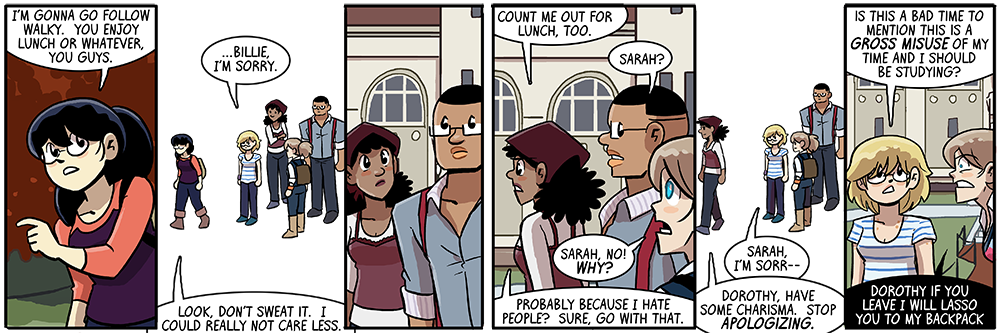 dorothy has PLENTY of charisma according to this chart