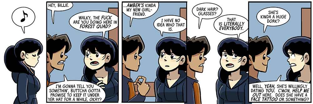 she has a face tattoo but it's a little on the nose