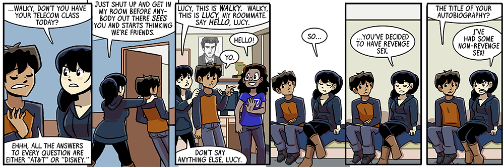 billie is really fond of that andrew garfield poster