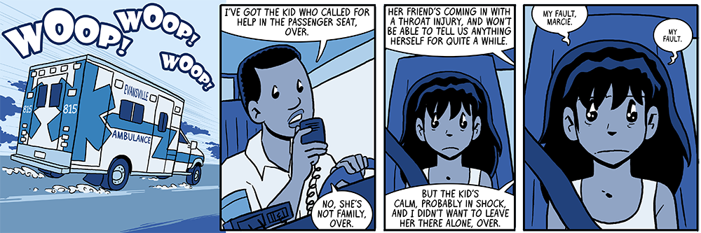 odd numbered books begin with sal and marcie flashbacks